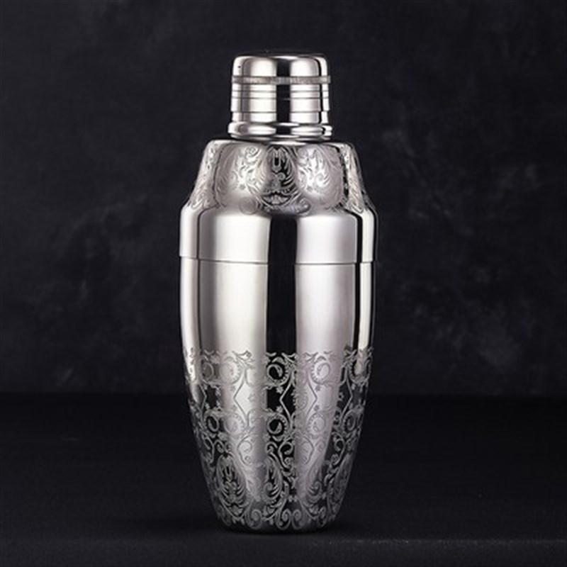 55N调酒师 经典款三段式摇酒壶 调酒器 酒吧传统型雪克壶shak