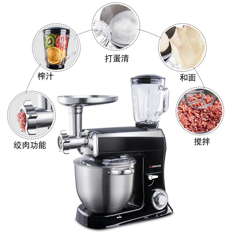 台式打蛋器电动厨师机家用多功能和面机奶油小型商用揉面机