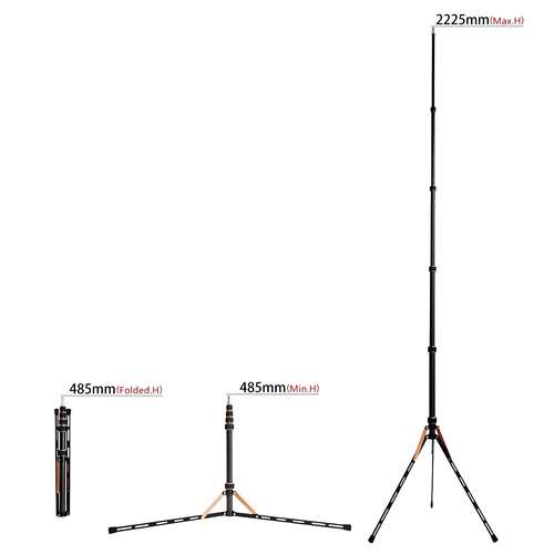 87inch Photography Tripod Light Stand Carbon Fiber碳纤维灯架