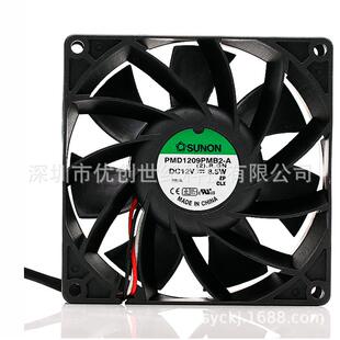 原装SUNON建准 PMD1209PMB2-A （2）.R.GN 9238 12V 8.5W散热风扇