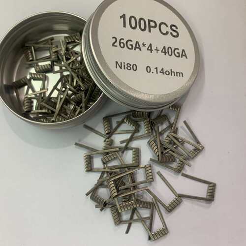 成品发热丝Ni80四芯Quad core Fused clapton花式发热丝coil电阻