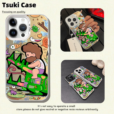 鳄鱼骑士适用小米17iphone16promax手机壳小米15潮牌14ulra卡通13套P80华为mate70nova12一加13超火iqooneo10