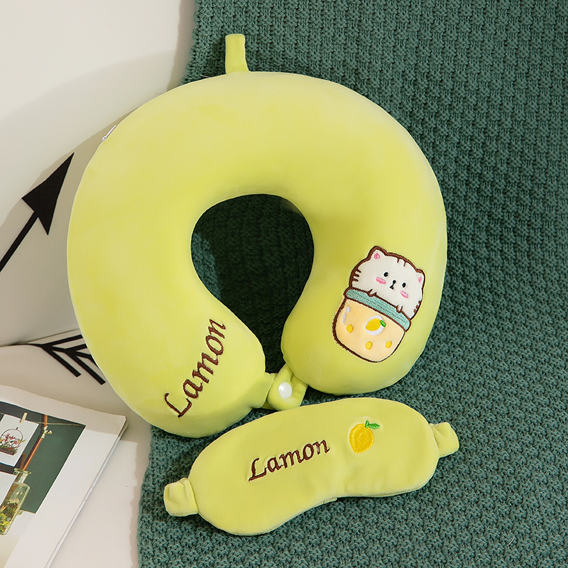 u型枕护颈午睡颈椎记忆棉枕脖枕U形枕头睡L觉头枕靠枕脖子飞机睡