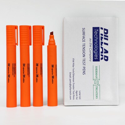 舒曼PILLAR38号达因笔测试笔电晕笔表面张力电晕处理22-60号