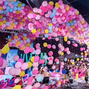 气球下落网 掉落网 气球放飞网兜 公司开业装饰气球网 婚礼装兰之