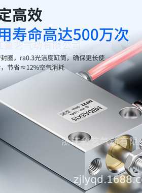 方形自由安装气缸MBDA/MBDAS/MBSA6/8x4/6/8/10/15气动多位置固定