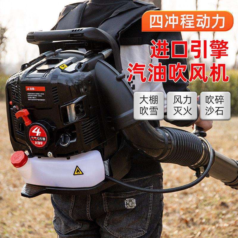进口汽油吹风机吹雪机大功率背负式风力灭火机落吹叶工地修路