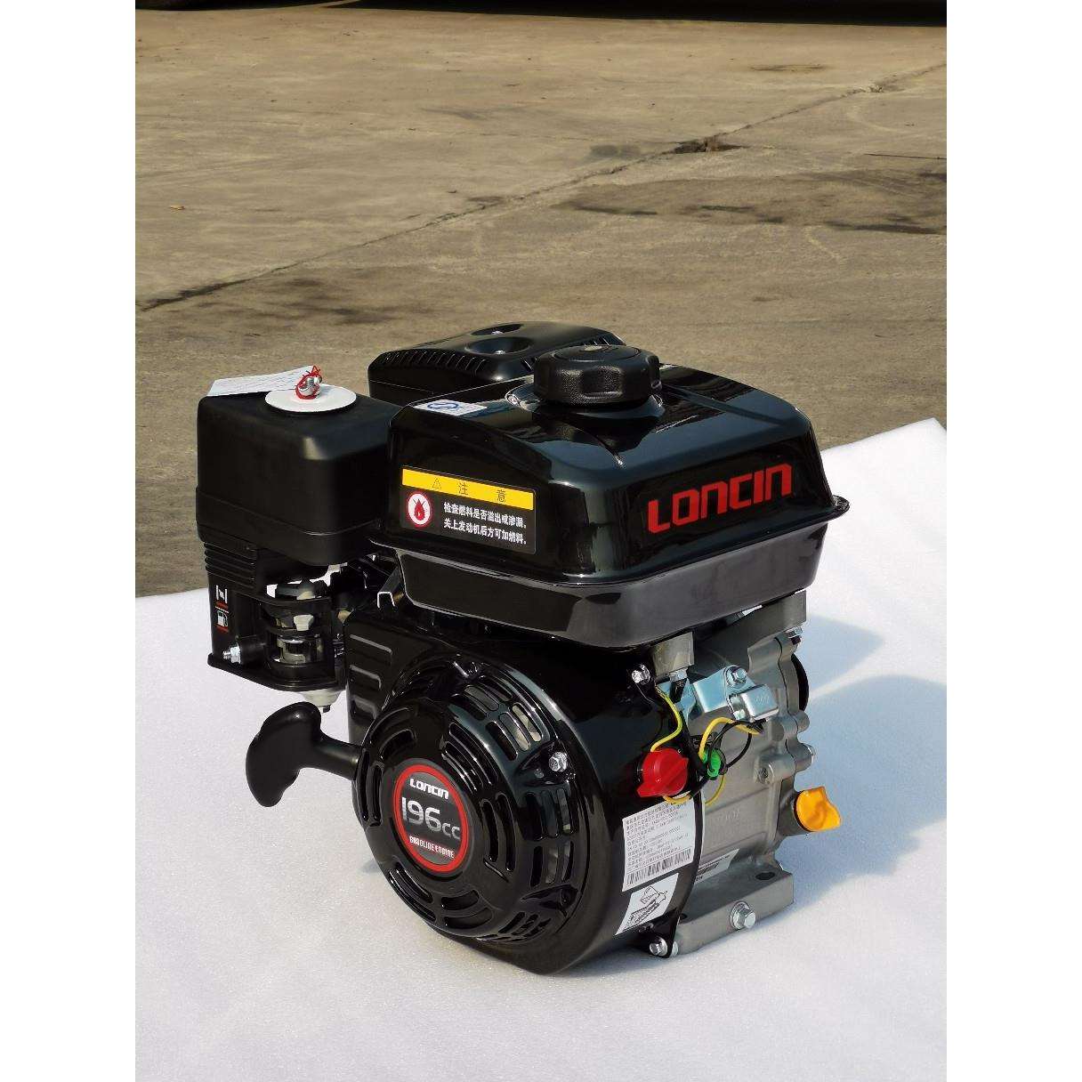 隆鑫G200单缸小型汽油发动机196cc168F6/7马力船用水泵用磨光机