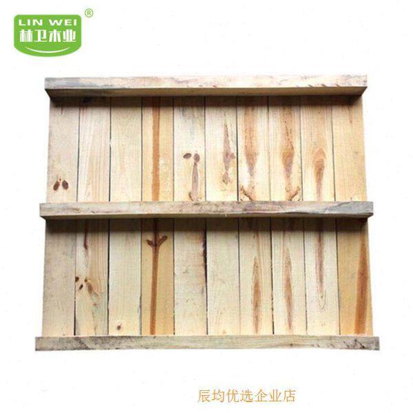 实木卡板叉车托盘仓储堆货周转用物流木架防潮栈板地台铲板垫仓板