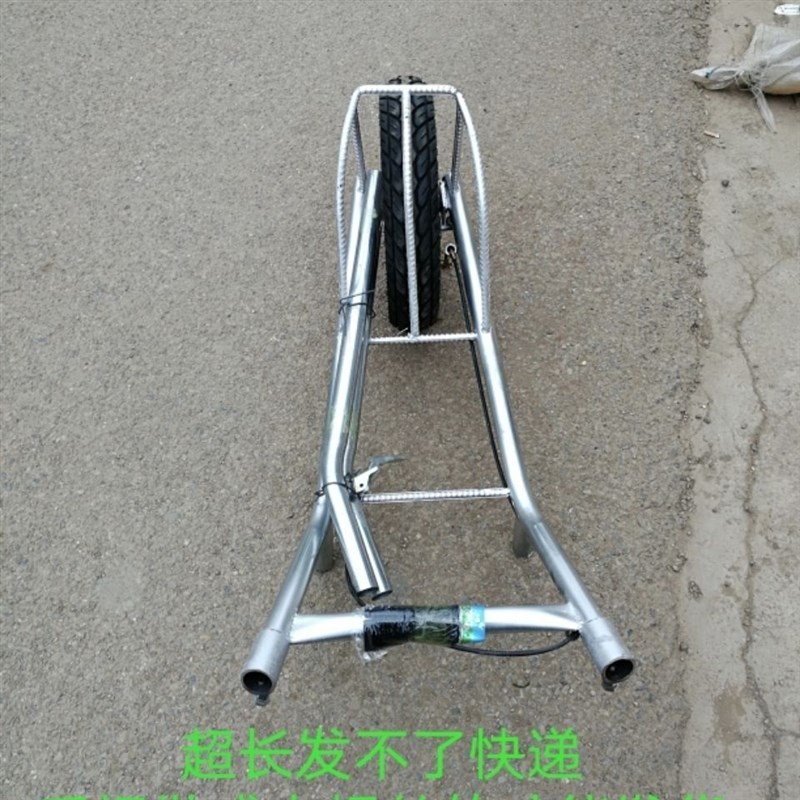 独轮手推车新款轻型农用手推车鸡公车加厚农用小推车手刹搬运车