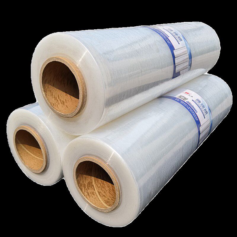 ll缠绕膜打包膜3丝加厚缠绕膜机械设备打包特厚塑料膜大卷膜打包