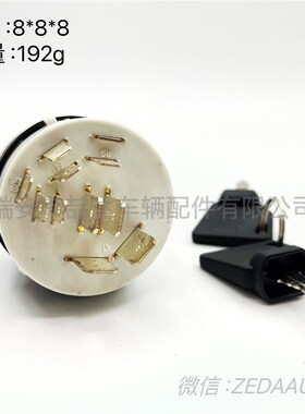 701/80184 10P 工程车启动开关 适用于JCB 10插