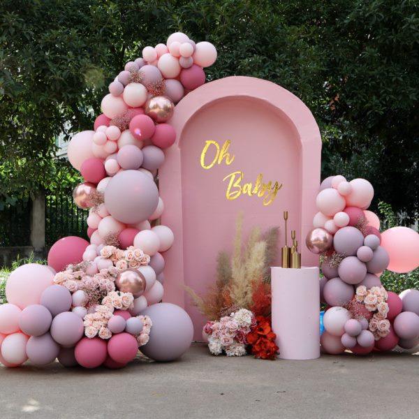 甜美粉色气球链生日派对订婚求婚七夕三八妇女节商场布置装饰道具,节庆用品/礼品,婚房装扮用品,淘宝优惠券,粉丝福利购,淘宝优惠卷