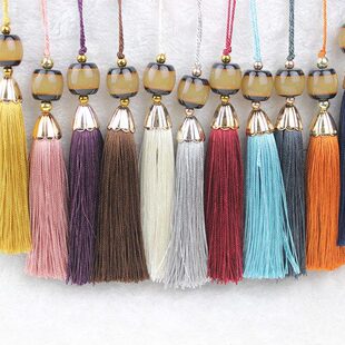 窗帘花边配件流苏吊球布料帘头配饰装饰小挂件桌旗小挂件小穗子