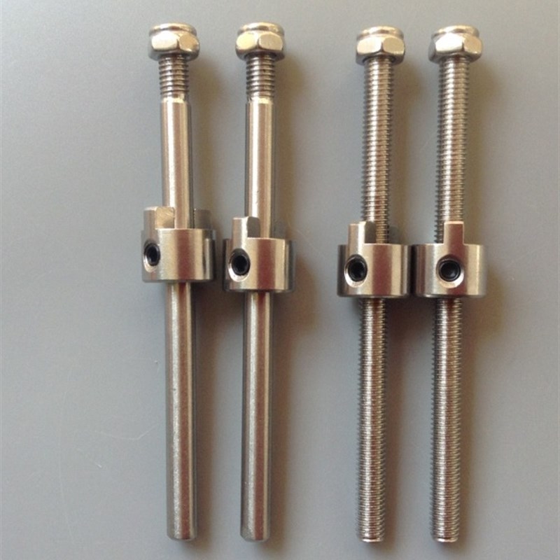 不锈钢联轴器水管船拉网船5mm驱动轴J电机延伸轴螺旋桨安装轴