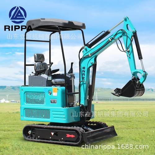 小型挖掘机R28家用挖土农用小挖机挖地果园开荒大棚28