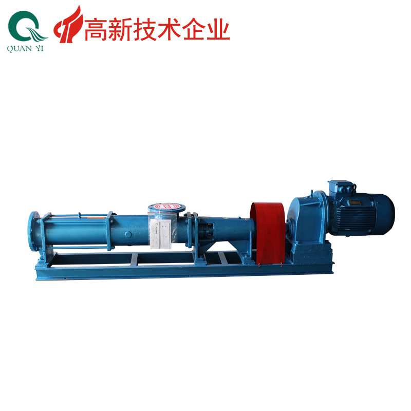 广州G型螺杆泵 高粘度芝麻花生酱输送泵 高压防爆调速单螺杆泵