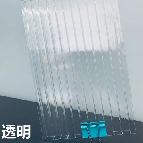 新款聚碳酸酯板pc中空阳光板透明加厚遮阳雨棚双层四层蜂窝板温室
