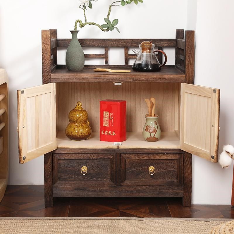 全实木茶水柜边几角几中式茶桌边柜简约小型茶水柜收纳柜子置物柜,住宅家具,餐边柜,淘宝优惠券,粉丝福利购,淘宝优惠卷