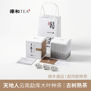 俸和天地人【古树熟茶龙珠】2022年普洱 小户赛/正气塘30颗240克