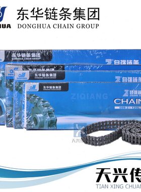 杭州东华自强链条28A-2*34L1.6寸140-2链 双排工业传动精密滚子链