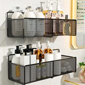 卫生间浴室架子置物架免打孔壁挂厕所洗手间洗漱台上方挂墙收纳架