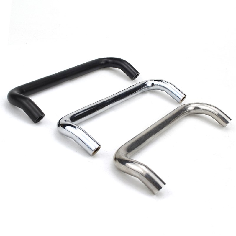 304不锈钢工业拉手 双折弯倾斜角异形把手UHFNS66/88/10U0/110/12