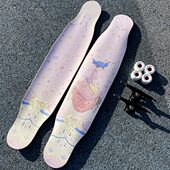 树毒长板轻量化滑板初学者男女生儿童入门舞板平花专业板刷街双翘