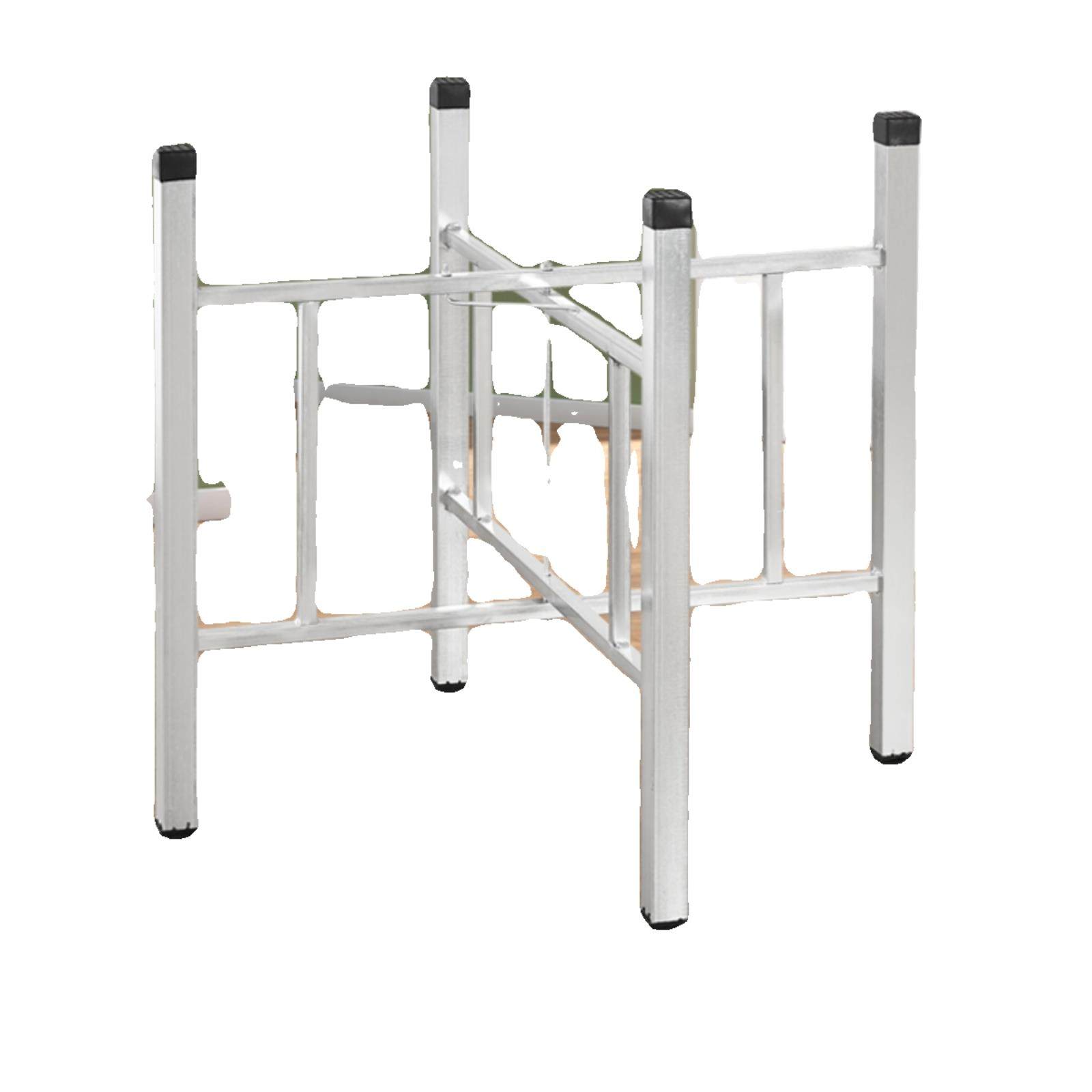 A1简易大圆8桌折叠架桌腿支架餐桌腿折可叠餐ZIZ台脚折叠桌腿圆桌