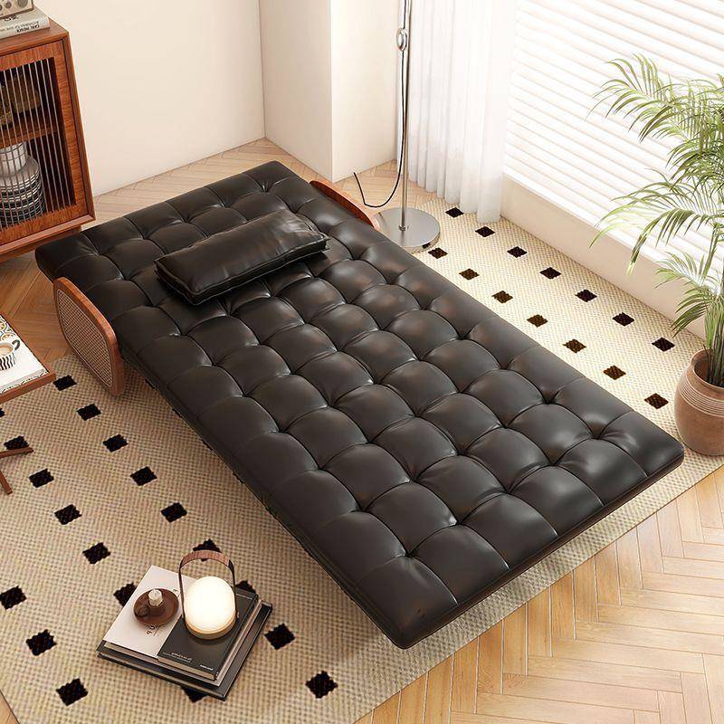 多功能沙发床阳台叠可折叠折两小客FMZ厅日式户型伸缩实木单人用