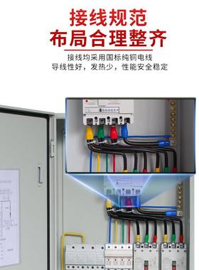 成套JXF电配箱用明装挂墙三相四线3动80V220V工地低家压力配电柜