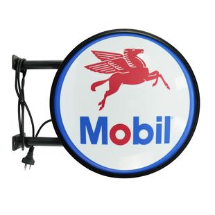 灯圆形平面塑户外防水门头437招吸牌广告双面发光LED箱侧招牌广告