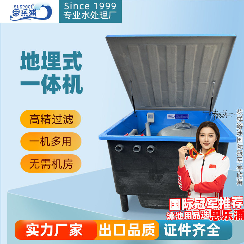 跨境景观园林泳池地埋机沙缸水泵一体过滤系统地埋式过滤沙缸