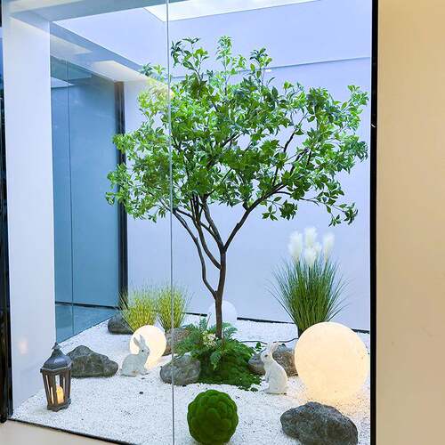 假马醉仿木仿真植物真植橱物造景室内装饰树仿生绿植大型树简约景