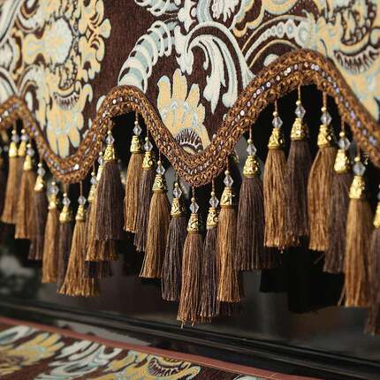 钢罩罩欧式现代简约轻奢琴罩全罩琴三件盖套布立式钢F967M9M5琴半