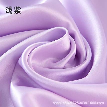 MSZ桑140门幅6姆真丝素1皱缎料蚕丝布料中式真丝布料桑蚕丝面面料