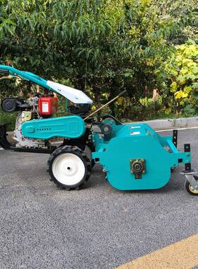 果马大力粉碎杂草除草手机自走式树林割草机扶式园碎CQP草还田机