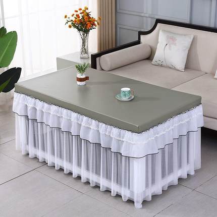 新款薄款包全电炉罩套桌套罩电防防油长方形桌布罩茶pxx10045几罩