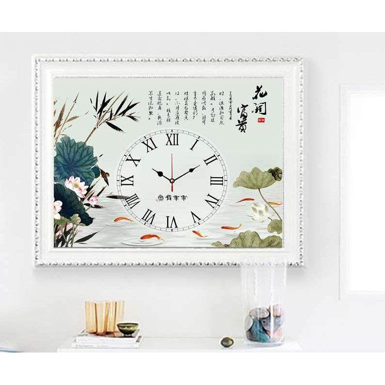 欧挡式电表No.5箱装饰画版带钟表推箱电拉配客厅电源关DY683919开