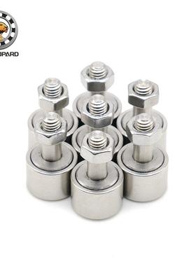 滚轮轴承CF6BSLPKR16凸轮动器轴承44锈0不钢16*2从8.轴2*M6螺栓型