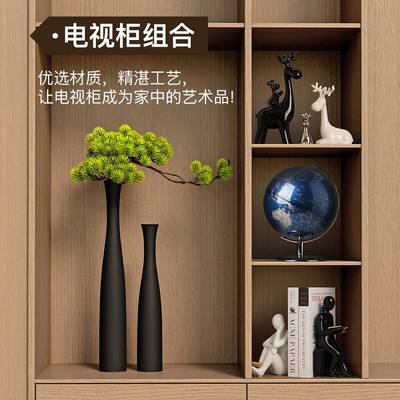 贝汉美意式极简入户玄关装饰摆件电视柜花瓶家居装饰品艺术感