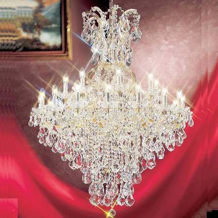 欧式吊复式楼405水晶灯别墅客厅灯酒店大灯具灯创意卧室餐厅堂灯