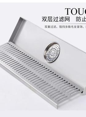 加厚DL-0051304不锈钢10管长方形1地长防臭防虫大排量阳台花园漏