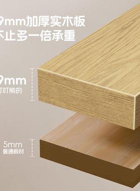 实衣柜家用门室推拉门木衣柜原木色滑门趟衣帽间衣橱收纳YQR卧柜