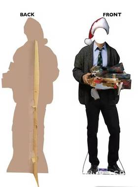 纸板人像展示展架 standee 活动促销广告牌 商场超市纸质人形立牌