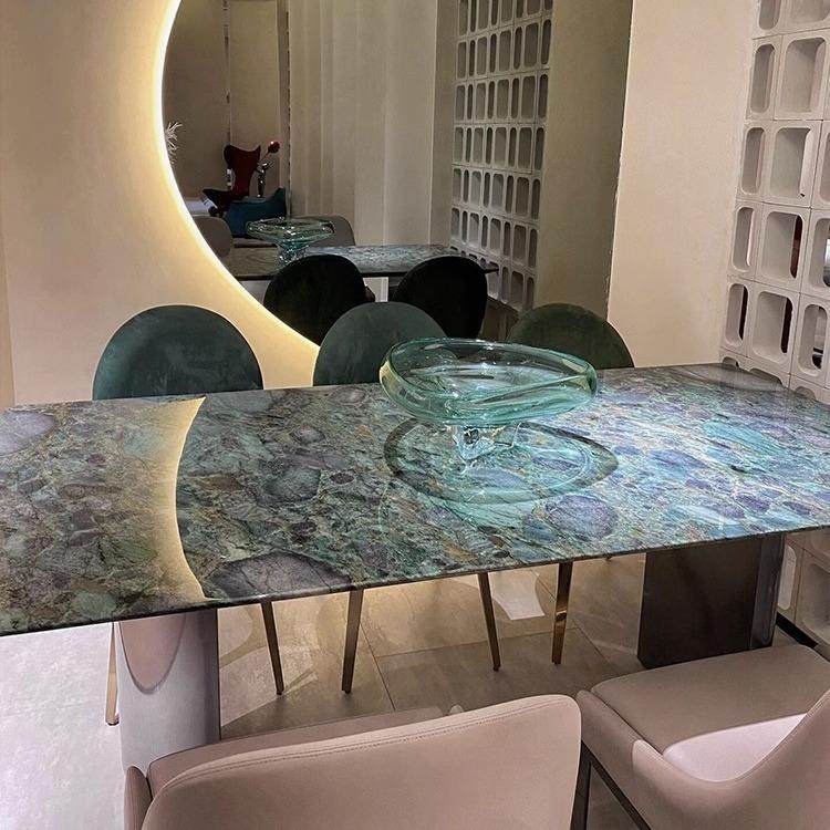 天祖母绿奢石然家用大理石桌餐意式极简高端别墅设师长计NBN方形,饰品/流行首饰/时尚饰品新,其他DIY饰品配件,淘宝优惠券,粉丝福利购,淘宝优惠卷