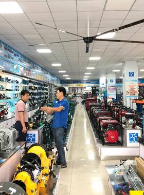 业大业吊扇商UJI用工吊扇直流风扇间厂房仓库食车堂工大风扇