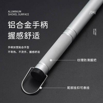 子披萨烤肉ZMR转移铝铲圆形可拆卸烘铲折叠板子焙烤鸡炉铲牛排铝