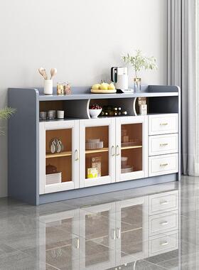 中式简约实木餐柜29155柜柜靠墙客厅边橱柜茶水酒柜厨房子收纳柜玻璃柜