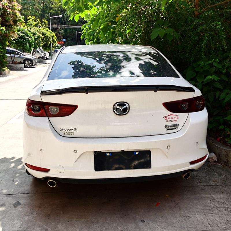 适用20-22款次代马自达3新昂克赛拉尾翼改装R款免打孔烤漆定风翼